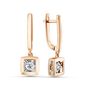 Серьги с бриллиантами