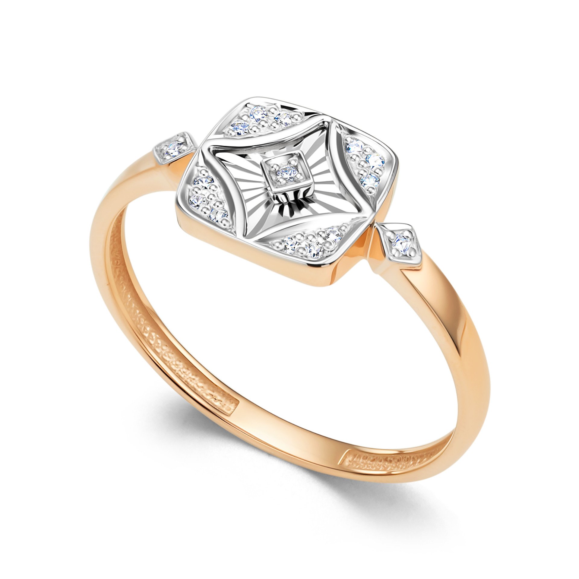 Кольцо с бриллиантами 16530-100