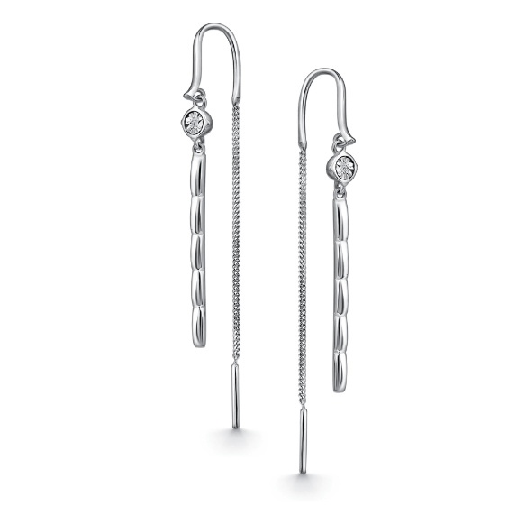 Серьги с бриллиантами 02-5111/000Б-00