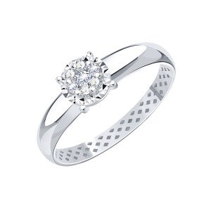 Кольцо с бриллиантами