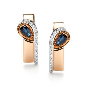 Серьги с бриллиантами